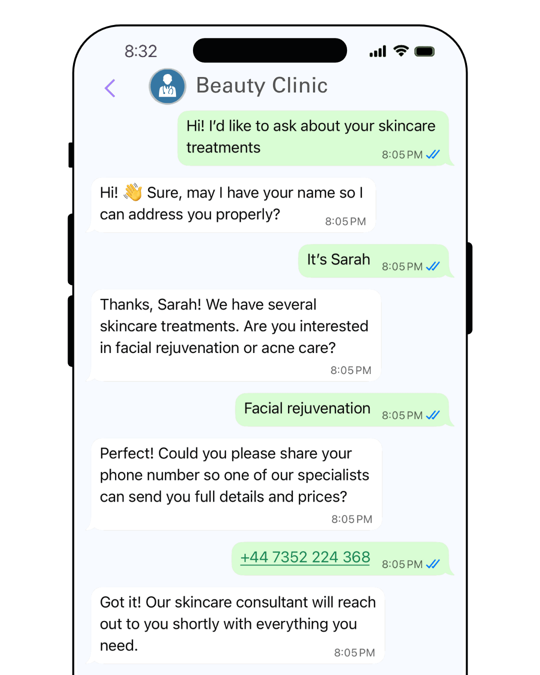 AI Lead Collection System - Customer Lead Capture Chat Example