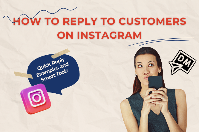 how to reply to customers on Instagram
